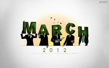 Картинка календари компьютерный дизайн 2012 март