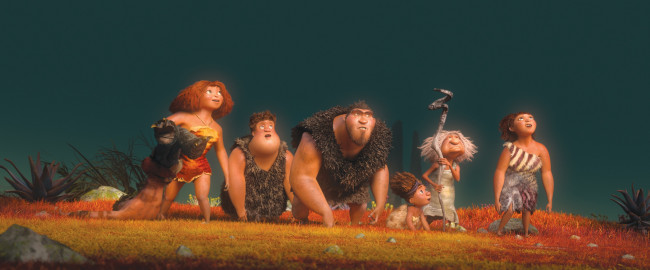 Обои картинки фото мультфильмы, the, croods, семейка