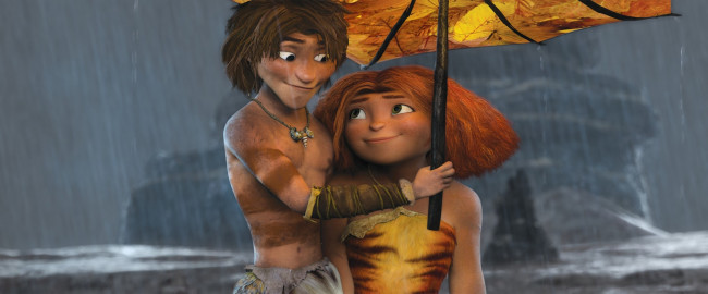 Обои картинки фото мультфильмы, the, croods, семейка