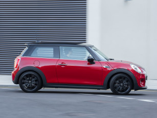 обоя автомобили, mini, 2014, f56, uk-spec, cooper, d, красный