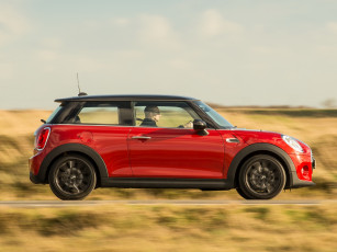 Картинка автомобили mini cooper d красный 2014 f56 uk-spec