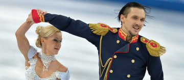 Картинка спорт фигурное+катание максим траньков татьяна волосожар лед танец пара фигуриты спортсмены сочи олимпиада
