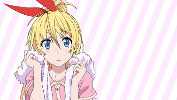 обоя аниме, nisekoi, фон, взгляд, девушка