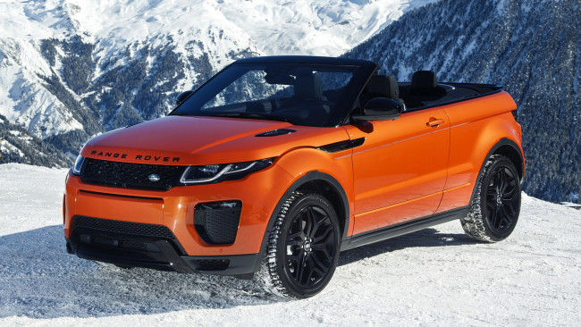 Обои картинки фото range rover evoque convertible 2017, автомобили, range rover, evoque, range, rover, 2017, convertible