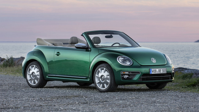 Обои картинки фото volkswagen beetle cabrio 2017, автомобили, volkswagen, beetle, cabrio, 2017