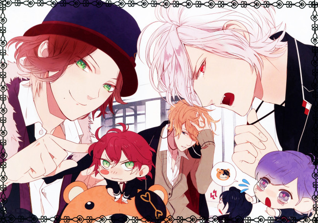 Обои картинки фото аниме, diabolik lovers, вампиры