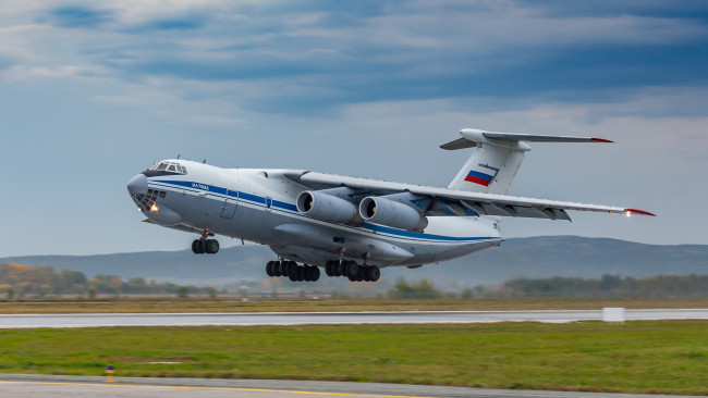 Обои картинки фото ил-76мд, авиация, военно-транспортные самолёты, советский, российский, тяжелый, военно, транспортный, окб, ильюшина