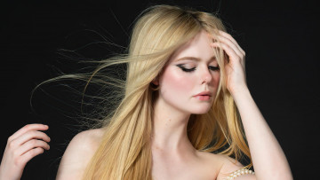 Картинка девушки elle+fanning блондинка лицо
