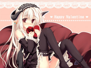 обоя аниме, happy, valentine