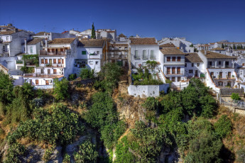 Картинка города панорамы андалусия ронда испания
