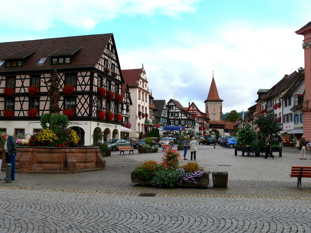 Обои картинки фото города, улицы, площади, набережные, германия, генгенбах