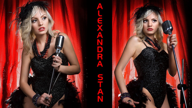 Обои картинки фото музыка, alexandra, stan, коллаж