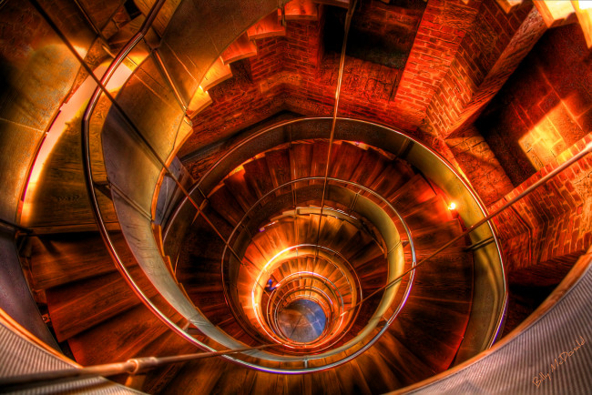 Обои картинки фото интерьер, холлы, лестницы, корридоры, спираль, лестница