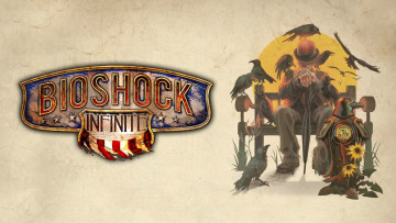 Картинка bioshock infinite видео игры вороны