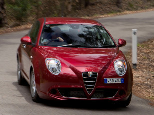 обоя автомобили, alfa romeo, mito, alfa, romeo, 2014, au-spec, 955, красный