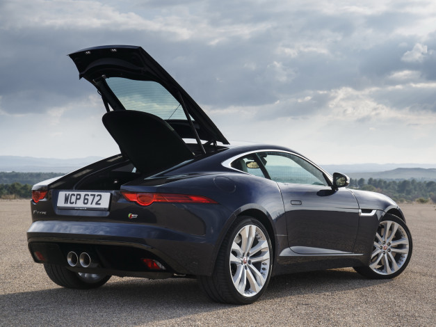 Обои картинки фото автомобили, jaguar, f-type, 2014, s, coupе