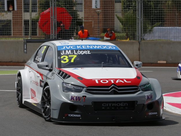 Обои картинки фото спорт, автоспорт, wtcc, c-elysеe, citroеn, 2014