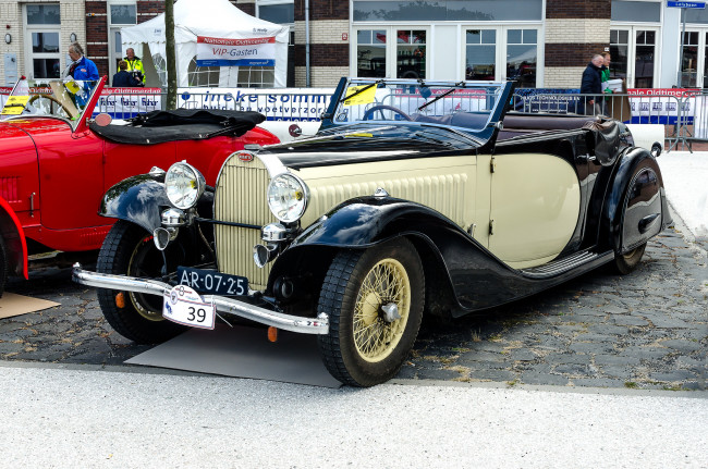 Обои картинки фото bugatti t 57 stelvio 1935, автомобили, выставки и уличные фото, ретро, история, автошоу, выставка