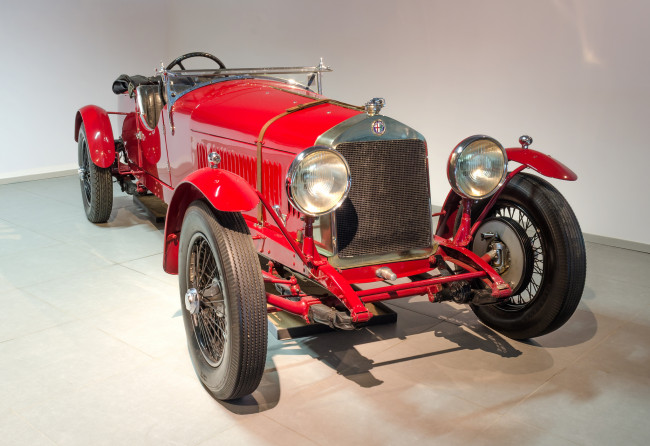 Обои картинки фото alfa romeo 6c 1500 super sport works team car 1929, автомобили, выставки и уличные фото, выставка, история, ретро, автошоу