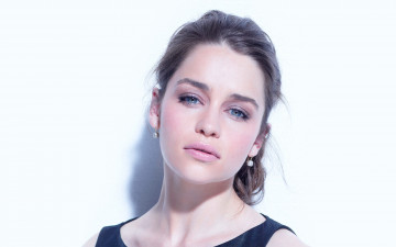 обоя девушки, emilia clarke, взгляд, лицо, актриса, эмилия, кларк