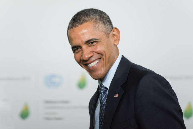 Обои картинки фото мужчины, barack obama, обама, президент, сша, улыбка