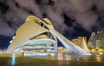 Картинка palau+de+les+arts+-+valencia+-+spain города -+здания +дома архетектура