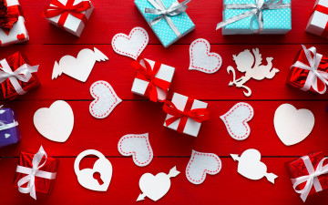 обоя праздничные, день святого валентина,  сердечки,  любовь, wood, love, valentine's, day, happy, сердечки, любовь, gift, romantic, heart, подарки, сердце