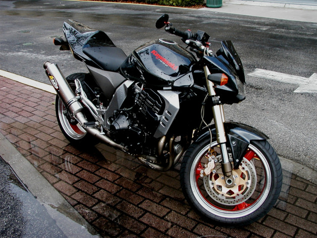 Обои картинки фото мотоциклы, kawasaki