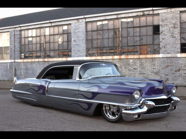 Обои картинки фото 1956, cadillac, firemaker, custom, автомобили