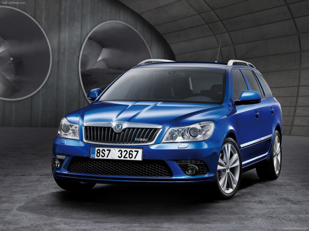 Обои картинки фото skoda, octavia, rs, 2010, автомобили