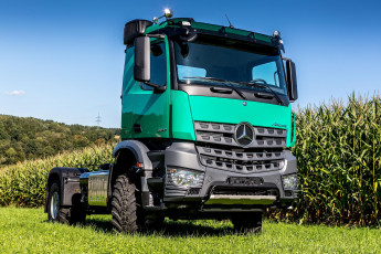 Картинка автомобили mercedes+trucks 2015г mover agro nutzfahrzeuge paul 2042 arocs mercedes-benz