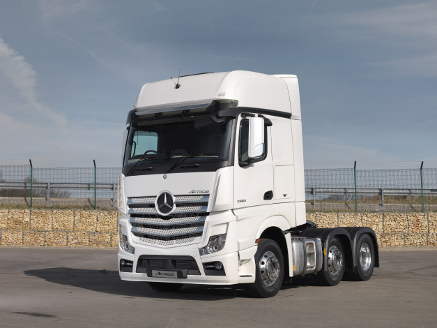 Обои картинки фото автомобили, mercedes trucks, 2563, actros, 2013г, uk-spec, mp4, mercedes-benz