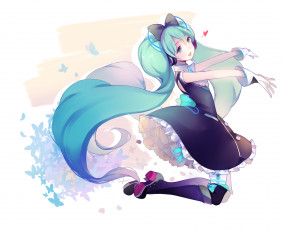 Картинка аниме vocaloid hatsune miku