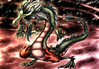 Картинка аниме yu-gi-oh дракон