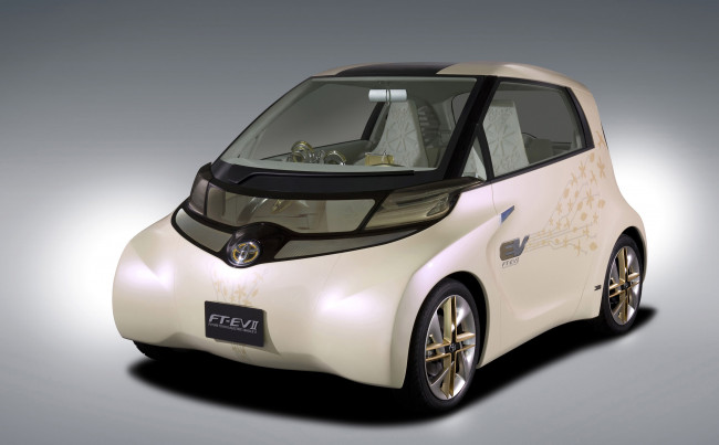 Обои картинки фото toyota ft ev-ii concept 2010, автомобили, toyota, ft, ev-ii, concept, 2010