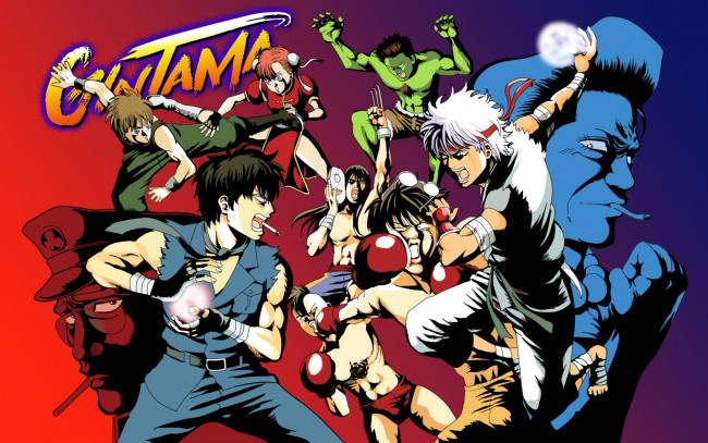 Обои картинки фото аниме, gintama, гинтама