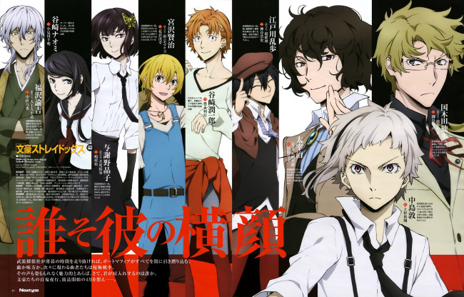 Обои картинки фото аниме, bungou stray dogs, bungou, stray, dogs