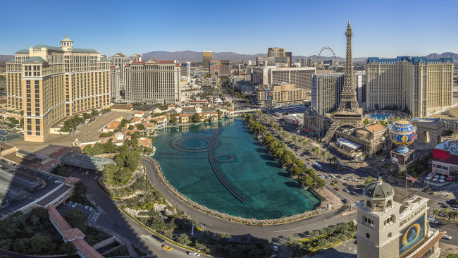 Обои картинки фото good morning las vegas, города, лас-вегас , сша, панорама