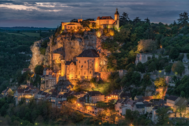 Обои картинки фото rocamadour, города, - пейзажи, простор