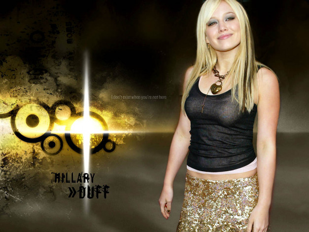 Обои картинки фото Hilary Duff, девушки
