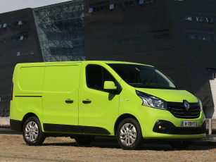 Картинка автомобили renault+trucks renault зеленый 2014 г van trafic