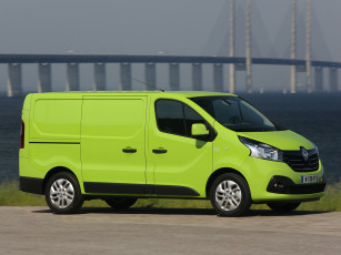 Картинка автомобили renault+trucks trafic renault van 2014 г зеленый