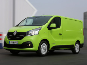 Картинка автомобили renault+trucks зеленый 2014 г van trafic renault