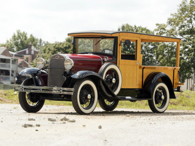 Обои картинки фото автомобили, классика, model, a, ford, hack, depot, 1931г