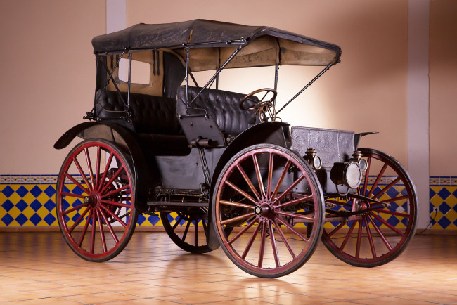 Обои картинки фото 1908 international highwheeler, автомобили, классика, international