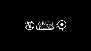 обоя музыка, arch enemy, фон, логотип