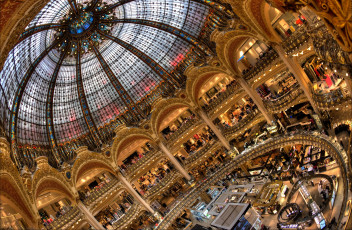 Картинка интерьер казино +торгово-развлекательные+центры франция париж магазин универмаг галерея лафайет
