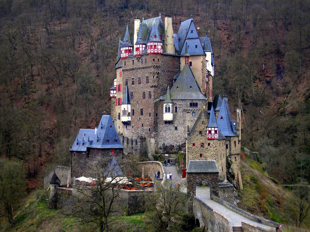 Обои картинки фото eltz castle, города, замки германии, eltz, castle