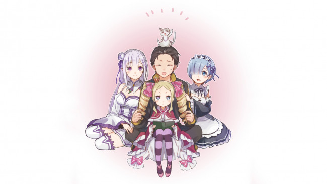 Обои картинки фото аниме, re,  zero kara hajimeru isekai seikatsu, с, нуля