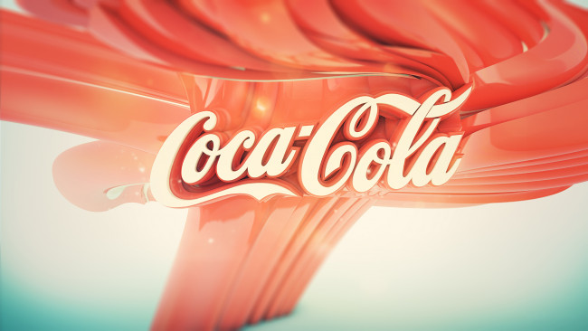 Обои картинки фото бренды, coca-cola, coca, cola, фон